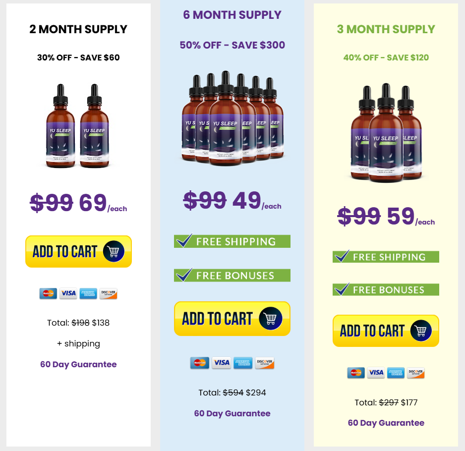 YuSleep order page